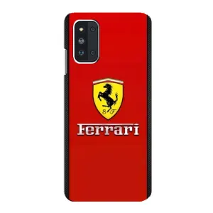 Силиконовый бампер с картинкой машины на Samsung Galaxy F52 5G (E526) (Ferrari Logo)
