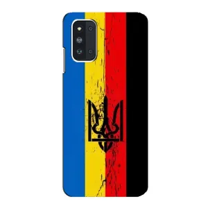 Чехлы УПА (Красно-Чёрный) на Samsung Galaxy F52 5G (E526) (Флаг УПА)