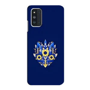 Чехол с картинкой (Патриотический ГЕРБ) на Samsung Galaxy F52 5G (E526) (герб)