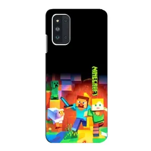 Чохли для Samsung Galaxy F52 5G (E526) (Персонажі МайнКрафт) (Герой Майнкрафт)