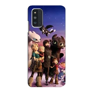Чехол дракон Беззубик для Samsung Galaxy F52 5G (E526) (Герои дракона)