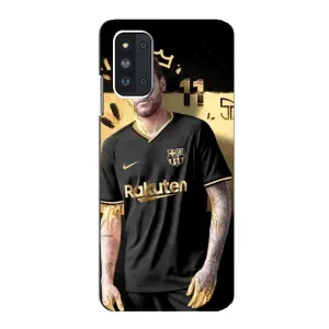 Силиконовый Чехол Samsung Galaxy F52 5G (E526) (Gold Neymar)