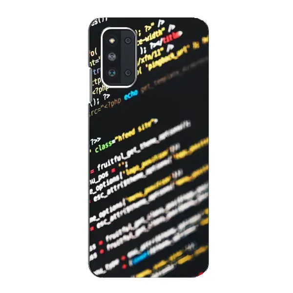 Чехол с рисунком «Код» для Samsung Galaxy F52 5G (E526) Чехол с рисунком «Код» для Samsung Galaxy F52 5G (E526)