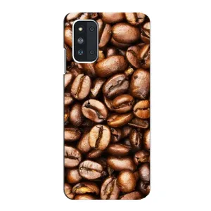 Чохол з зображенням смачної їжі для Samsung Galaxy F52 5G (E526) (Кава)