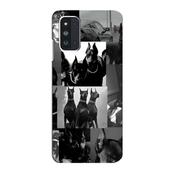 Чохол з малюнком «Колаж Доберман» для Samsung Galaxy F52 5G (E526) Чохол з малюнком «Колаж Доберман» для Samsung Galaxy F52 5G (E526)