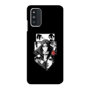 Чехлы с картинкой Итачи Учиха на Samsung Galaxy F52 5G (E526) (Коллаж Итачи)