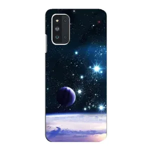 Чехол (ТПУ) с планетами на Samsung Galaxy F52 5G (E526) (Космический вид)