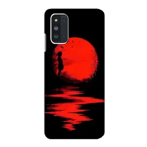 Летний Чехол на Samsung Galaxy F52 5G (E526) (Красный Закат)