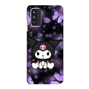 Чехол с персонажем Куроми на Samsung Galaxy F52 5G (E526) (Куроми на черном)