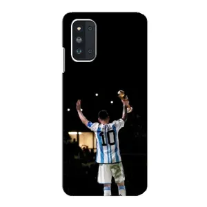 Чехлы Лео Месси Аргентина для Samsung Galaxy F52 5G (E526) (Лео Чемпион)