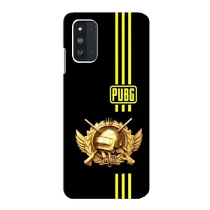 Чехол (TPU) с картинкой "Лого Пабг" на Самсунг Ф52 (Лого PUPG)