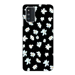 Чехол с ромашками на Samsung Galaxy F52 5G (E526) (Маленькие ромашки)
