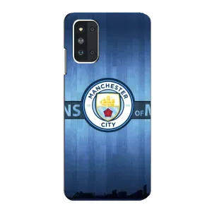 Силиконовые Чехлы принт Футбол на Samsung Galaxy F52 5G (E526) (ManCity)