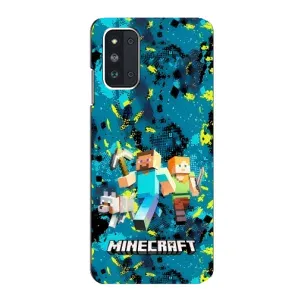 Чохли для Samsung Galaxy F52 5G (E526) (Персонажі МайнКрафт) (Майнкрафт)