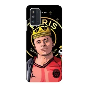 Чехол (TPU) с Футболистом на Samsung Galaxy F52 5G (E526) (Mbappe King)