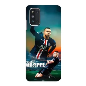 Чехол (TPU) с Футболистом на Samsung Galaxy F52 5G (E526) (MBAPPE)