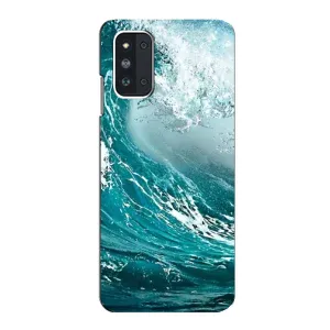 Летний Чехол на Samsung Galaxy F52 5G (E526) (Морская волна)