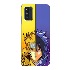Купить Чехлы на телефон с принтом Anime для Samsung Galaxy F52 5G (E526) (Naruto Vs Sasuke)