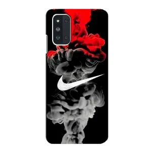 Силиконовый Чехол на Samsung Galaxy F52 5G (E526) с картинкой Nike (Nike дым)