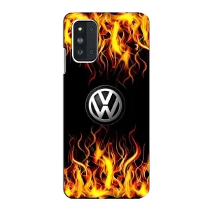 Чехол "Фольксваген" для Samsung Galaxy F52 5G (E526) (Огненный Лого)