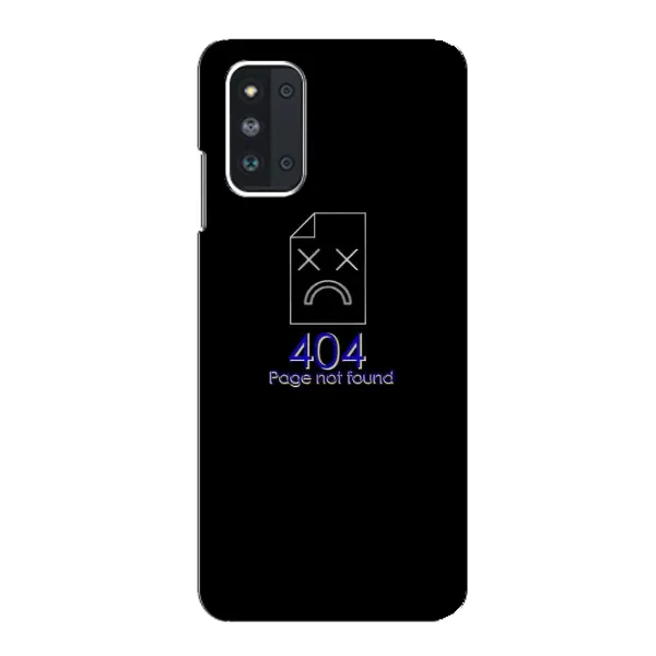 Чехол с рисунком «Ошибка 404» для Samsung Galaxy F52 5G (E526) Чехол с рисунком «Ошибка 404» для Samsung Galaxy F52 5G (E526)