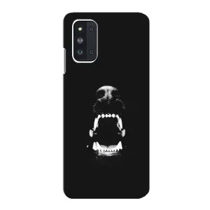 Чехол ДОБЕРМАН для Samsung Galaxy F52 5G (E526) (Пасть добермана)