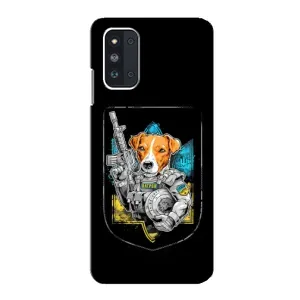 Чехол с принтом для Samsung Galaxy F52 5G (E526) (Патрон Воин)