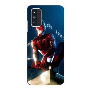Чехол Супергерой Человека Паука на Samsung Galaxy F52 5G (E526) (Паук на доме)