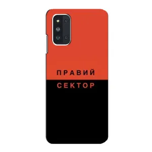 Чехлы УПА (Красно-Чёрный) на Samsung Galaxy F52 5G (E526) (Правый Серктор)