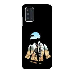 Силиконовый чехол с картинкой "Герой Pubg" на Samsung Galaxy F52 5G (E526) (Пубг мен)