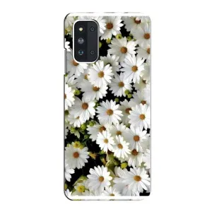 Чехол с ромашками на Samsung Galaxy F52 5G (E526) (Рамка в ромашках)