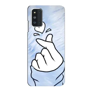 Чехлы (Знак сердечка) на Samsung Galaxy F52 5G (E526) (Сердечка знак)