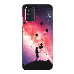 Силиконовые Чехлы Любимому человеку для Samsung Galaxy F52 5G (E526) (Шарики в небе)