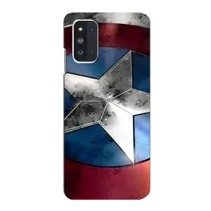 Чехол с Щитом Капитана Америки на Samsung Galaxy F52 5G (E526) (Щит Капитана Америки)