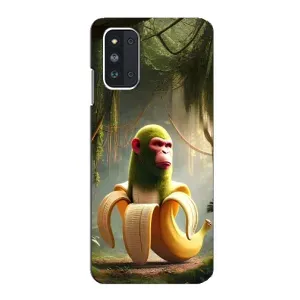 Чехол с мемами тралалело тралала для Samsung Galaxy F52 5G (E526) (Шимпанзини бананини)