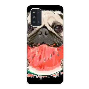 Чехол (ТПУ) Милые собачки для Samsung Galaxy F52 5G (E526) (Смешной Мопс)