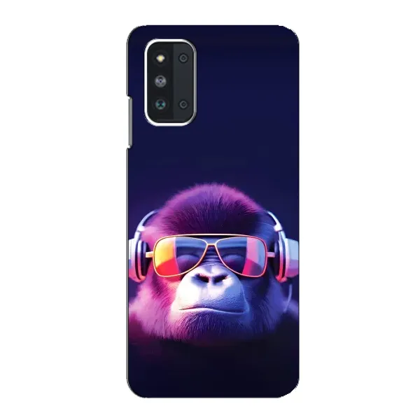 Чехол с рисунком «Стильная обезьяна» для Samsung Galaxy F52 5G (E526) Чехол с рисунком «Стильная обезьяна» для Samsung Galaxy F52 5G (E526)