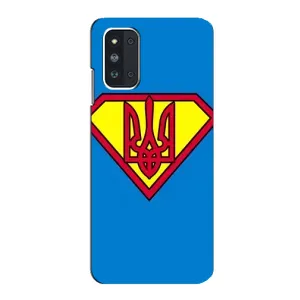 Чехол с картинкой (Патриотический ГЕРБ) на Samsung Galaxy F52 5G (E526) (Super - Герб)