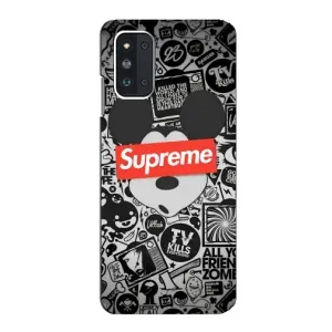 Чехол с Брендами одежды на Самсунг Ф52 (Supreme Маус)
