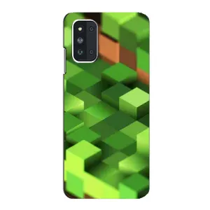 Чохли для Samsung Galaxy F52 5G (E526) (Персонажі МайнКрафт) (Текстура)