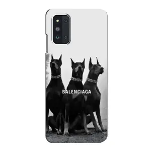 Чехол ДОБЕРМАН для Samsung Galaxy F52 5G (E526) (Три добермана)
