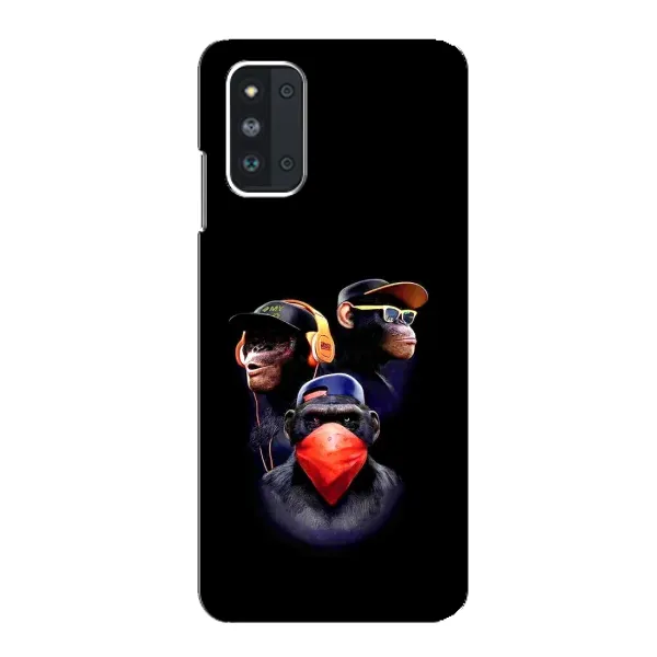 Чехол с рисунком «Три обезьяны» для Samsung Galaxy F52 5G (E526) Чехол с рисунком «Три обезьяны» для Samsung Galaxy F52 5G (E526)