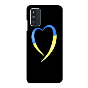 Силиконовый Чехол на Samsung Galaxy F52 5G (E526) (Я-Украина) (Украинское сердце)
