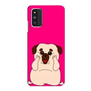 Чехол (ТПУ) Милые собачки для Samsung Galaxy F52 5G (E526) (Веселый Мопсик)