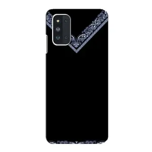 Силиконовый Чехол на Samsung Galaxy F52 5G (E526) (Воротник вышиванки)