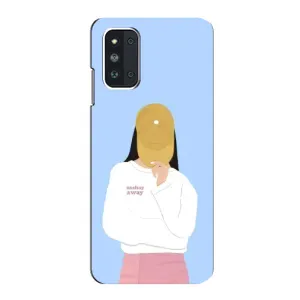 Силиконовый Чехол на Samsung Galaxy F52 5G (E526) с картинкой Стильных Девушек (Желтая кепка)