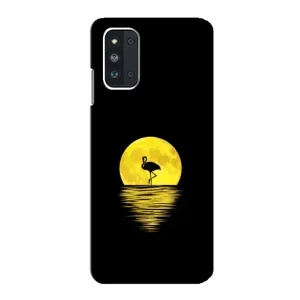 Летний Чехол на Samsung Galaxy F52 5G (E526) (Желтый Закат)
