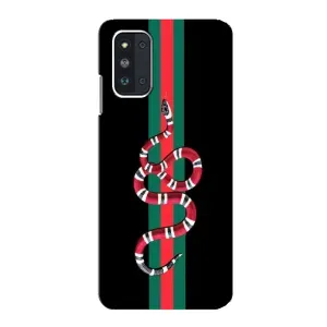 Чехлы Бренд GUCCI для Samsung Galaxy F52 5G (E526) (Змей Гуччи)
