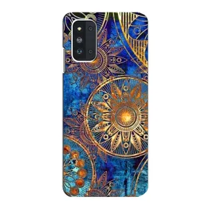 Чехлы со смыслом для Samsung Galaxy F52 5G (E526) (Золотые узоры)