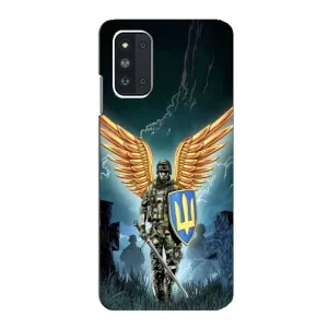 Патриотический Чехол для Samsung Galaxy F52 5G (E526) (ЗСУ з крильями)